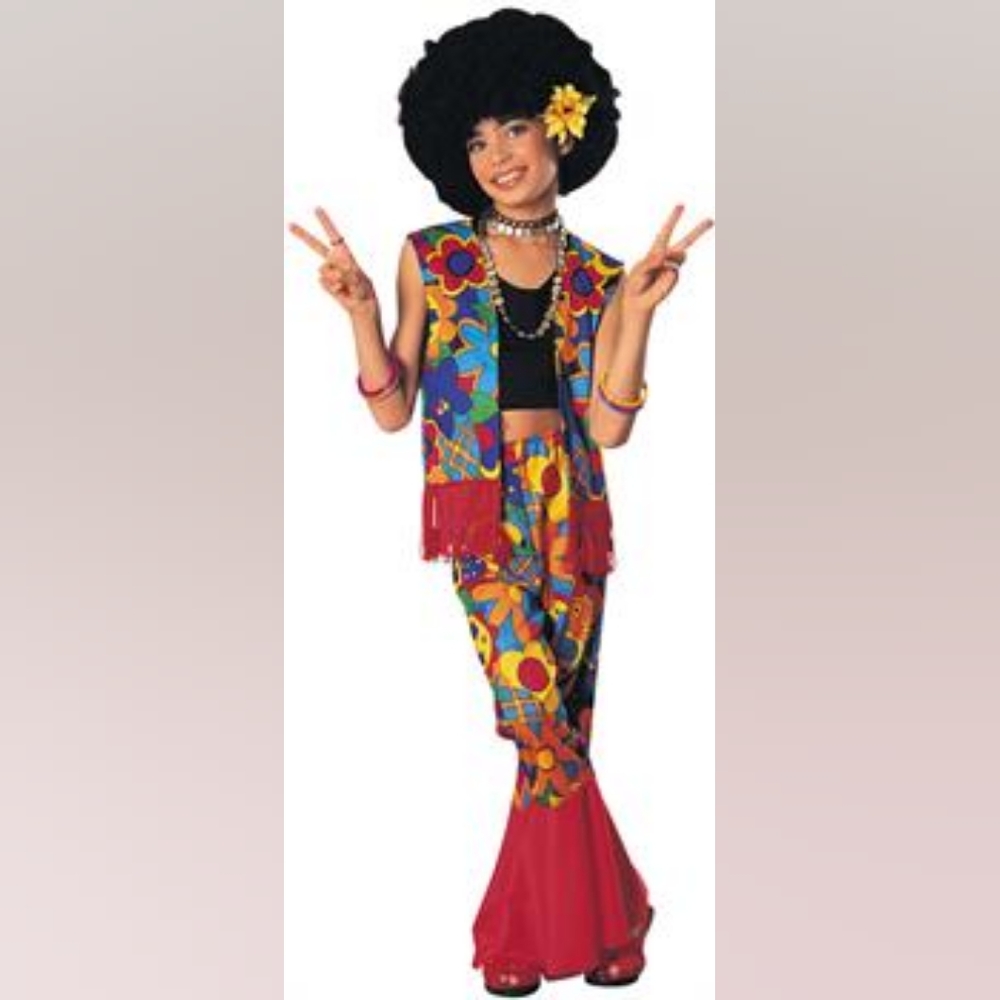 Flower power hippy costume